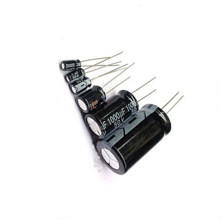 Tụ hoá 16v-25V-50V 10uf 100uf 1000uf 330uf 470uf 47uf 220uf 22uf 33uf đủ loại