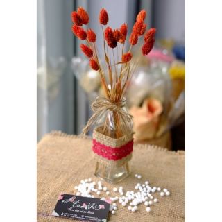 Lọ hoa Phalaris cắm sẵn (Bao gồm cả lọ và hoa)