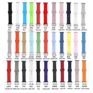 Dây Silicone Apple Watch 38mm/40mm 42mm/44mm tương thích Gen 1 Gen 2 Siri 2 3 4 5