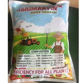 Phân hữu cơ Agrimartin Super Organic 1kg