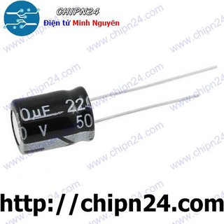 [5 CON] Tụ hóa 220uF 50V (10x13mm)