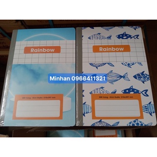 Sổ A4 300 Trang Rainbow Hàng Công Ty Đẹp Chuẩn