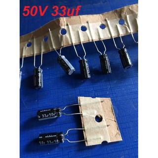 Tụ 50V 33uf Nichicon Hàng công ty combo 2 cái