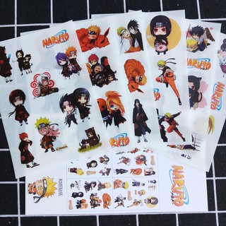 [Sticker] Hình Dán Anime Naruto (6 Tấm)