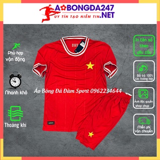 Áo Bóng Đá Việt Nam Bản Mới Nhất 2021 2022 , Áo Cờ Đỏ Sao Vàng Cổ Vũ Bóng Đá Việt Nam Vải Thái Đẹp