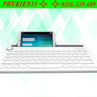 Bàn phím Bluetooth đa thiết bị Logitech K480 [Đen-Trắng]