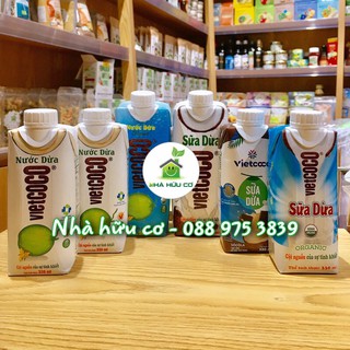 Sữa dừa hữu cơ Vietcoco/ sữa dừa nguyên chất Vietcoco