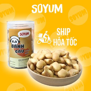Bánh gấu nhân kem sữa, đồ ăn vặt Soym