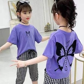 Áo thun bé gái Con Xinh cotton Con Bướm GEROUS,áo thun trẻ em từ 4 đến 10 tuổi