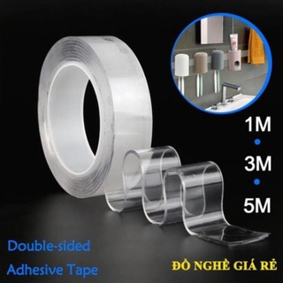 [ ĐỔ BUÔN] Băng dính Nano 2 mặt Siêu kết dính Full Size - Băng dính đa năng