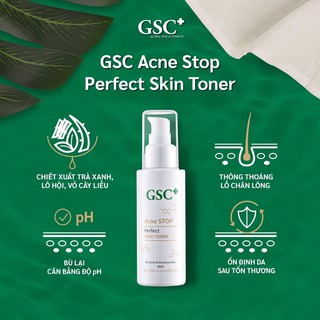 Toner dành cho da mụn, dầu GSC