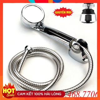 Bộ vòi hoa sen tăng áp GIORMANI tặng kém đầu vòi rửa điều hướng 360 độ VHS02-DV01