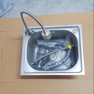 (GIÁ XƯỞNG)Chậu rửa bát 1 hố INOX 36×42cm