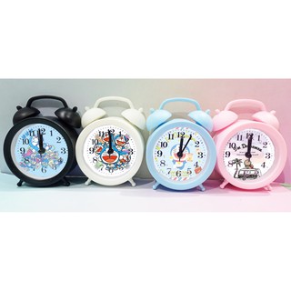 Đồng hồ báo thức totoro tròn kèm chuông ĐHT2  kero doremon vô diện chuột vàng shin sumikko shiba chopper