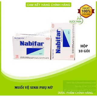 Combo 2 hộp muối vệ sinh phụ nữ Nabifar