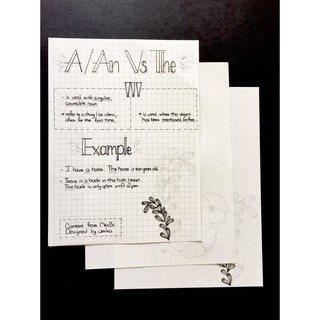 Set 40 tờ Giấy Refill Sổ Còng / Giấy note / Giấy viết thư vintage - 104 gsm - 14x19 cm (xấp xỉ A5)