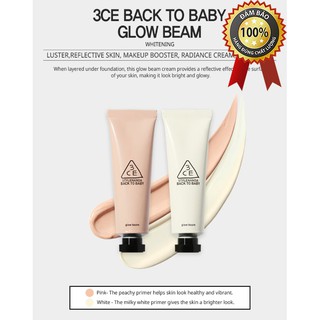 KEM LÓT TĂNG ĐỘ BÓNG CHO DA [3CE] BACK TO BABY GLOW BEAM