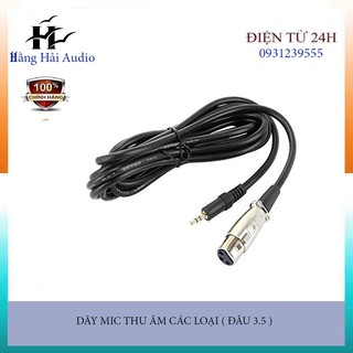 Dây micro cho mic thu âm đầu 3.5 (dùng cho micro livestream )