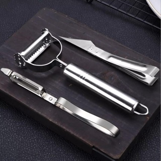 Bộ 3 dao nạo rau củ đa năng bằng inox rất tiện ích cho căn bếp của mỗi gia đình-BÔ 3 DAO BÀO