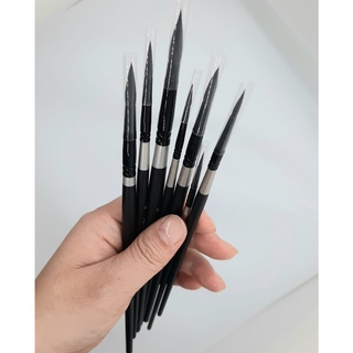 Cọ vẽ màu nước, lông sóc, đầu tròn, Art Secret, 950 R, giá 1 c, chọn size
