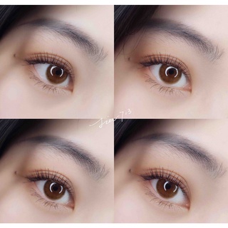 Áp Tròng Không Giãn MAYBE BROWN HSD 3-6 Tháng OLENS KOREA Lens Nâu Tự Nhiên Có Lệch Đi Học Đi Làm Ẩm Cao Mắt Nhạy Cảm