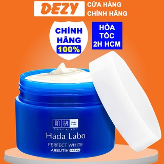 Kem Dưỡng Ẩm Trắng Da Hada Labo Perfect White Arbutin Cream - Chăm Sóc Da Cấp Ẩm Skincare Hadalabo Vitamin C Rohto Dezy