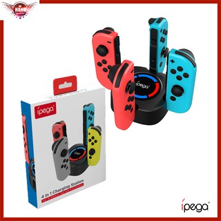 Đế sạc cho 4 tay Joycon N-switch - 4 led báo hiệu - iPega PG-9177 - Hồ Phạm