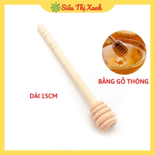 Que Lấy Mật - Cây Khuấy Mật Bằng Gỗ Thông