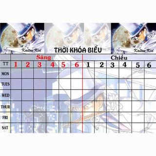 Thời Khóa Biểu IN HÌNH THEO YÊU CẦU (15x21cm)- nhận làm từ 2 cái trở lên
