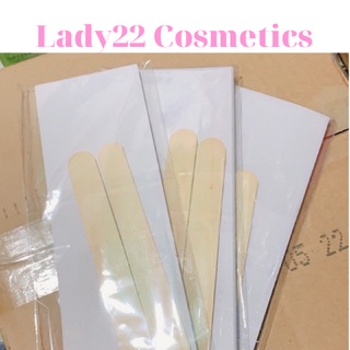 Que Gạt Và Giấy Wax Lông Chuyên Dụng Sét Gồm 2 Que Và 50 Tờ