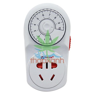 Ổ cắm điện hẹn giờ đếm ngược Kerde TW-263, 20-600 phút, Công tắc hẹn giờ cơ, Count down timer