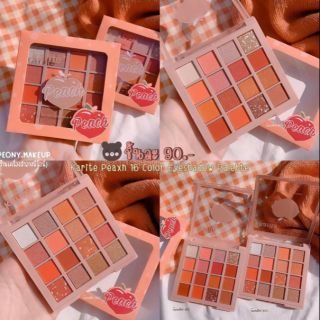 ( Chính hãng) phấn mắt 16 ô karite thái lan mùi đào