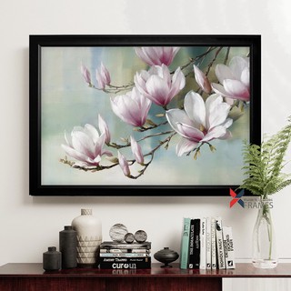Tranh canvas cao cấp "Cành hoa Mộc Lan"