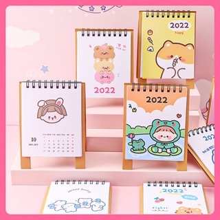 Lịch mini 2022 để bàn dễ thương decor góc học tập bàn làm việc đẹp rẻ