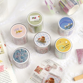 Băng dính cute Fleet Of Time trang trí sổ tay Nhà Kawaii - cuộn 3m