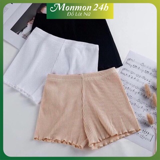 Quần mặc váy gân tăm xinh xắn (monmonshop24h)