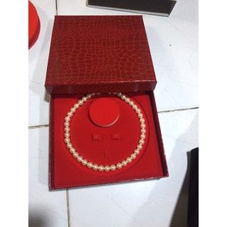 Hộp bộ nắt rời ngoài da sấu, trong nhung 19x19cm