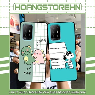 Ốp Oppo A95 5G in hình quả bơ, hươu, khủng long siêu dễ thương