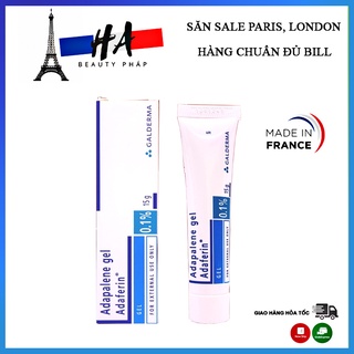 Differin Gel 0.1 Adaferin 15g chứa Adapalene giảm mụn ẩn mụn trứng cá mụn đầu đen cực tốt