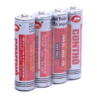 Vỉ 4 viên pin AA và AAA Con thỏ