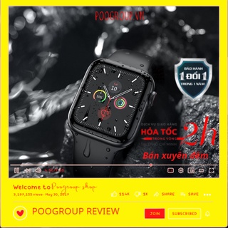 Tặng Kèm SẠc Không Dây Đồng Hồ Thông Minh Chính Hãng Hoco Y1 Màn Hình Siêu Sắc Nét,Nghe Gọi Trực Tiếp, Pin Trâu poogroup