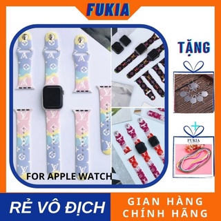 Dây Silicon Iv sang trọng dành cho Apple Watch đồng hồ thông minh iWatch Series1/2/3/4/5/6/7/SE size 38/40/41/42/44/45mm