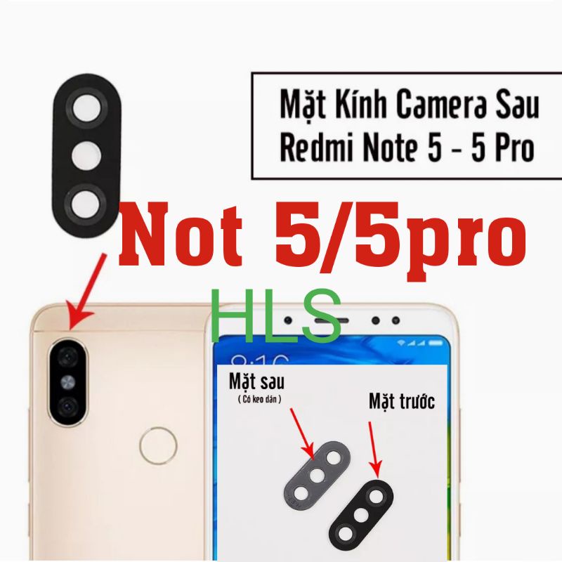 Kính camera Xiaomi redmi Note 5 5 Pro