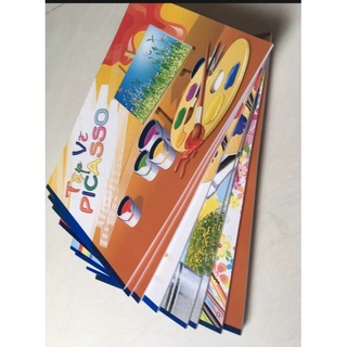 TẬP VẼ PICASSO A4 DÙNG CHO MÀU NƯỚC, ACRLYIC,CHÌ,HỌC SINH TẬP VẼ,
