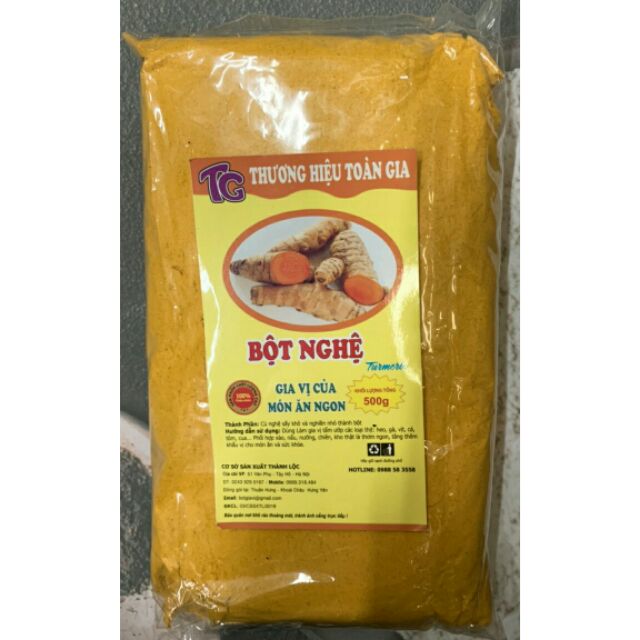 Bột nghệ gói 500gr