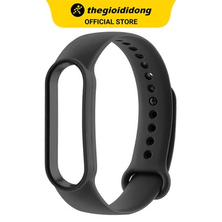 Dây MVW nhựa TPU cho Miband 5 Đen M001-06-05
