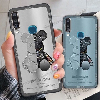 Ốp lưng điện thoại Vivo U10 / Y12 / Y15 / Y17 in hình gấu bear, kaws, doremon thời trang, ốp lưng cao cấp chất lượng