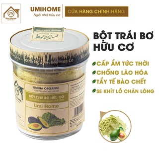 Bột Trái Bơ đắp mặt hữu cơ UMIHOME nguyên chất - Avocado powder 100% Organic 135G