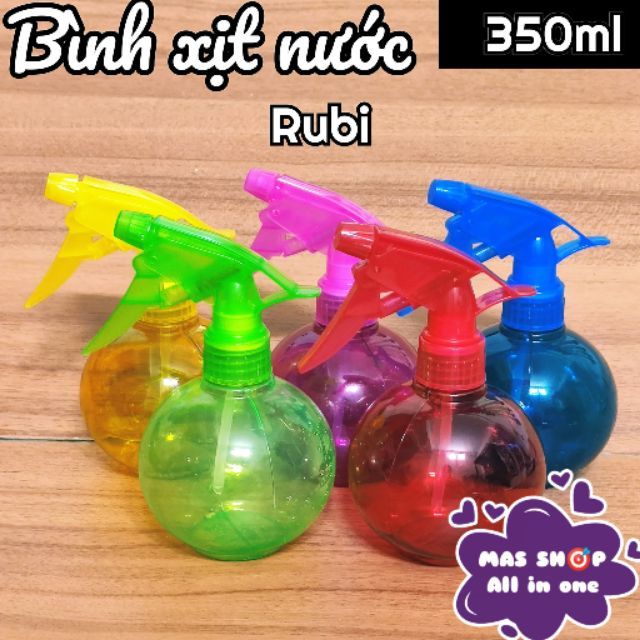 Bình xịt nước RUBY 350ml dùng xịt tóc, tưới cây