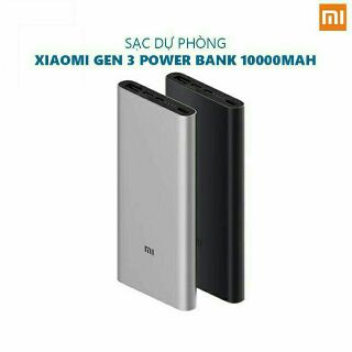 Sạc Dự Phòng Xiaomi 10.000 mAh Gen 3 (2019) Chính hãng